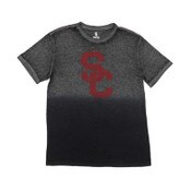 USC Trojans Men's Charcoal SC Interlock Dip Dye Inwood T-Shirt